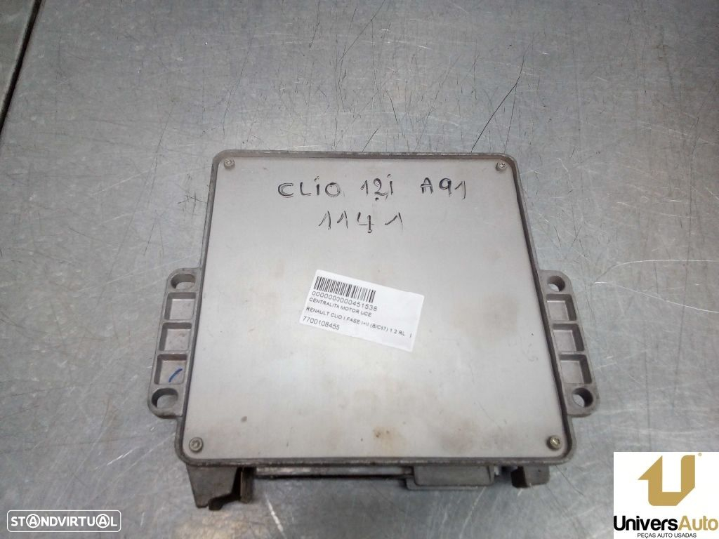 CENTRALINA MOTOR UCE RENAULT CLIO I 1991 -7700108455 - 3