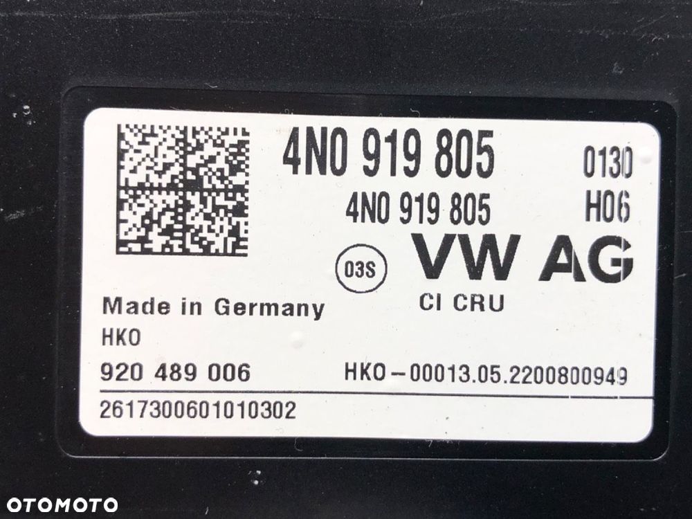 MODUŁ CZYTNIK KARTY  AUDI A6 C8 Avant (4A5) 2018 - 2022 RS6 Mild Hybrid quattro 441 kW [600 KM] - 4