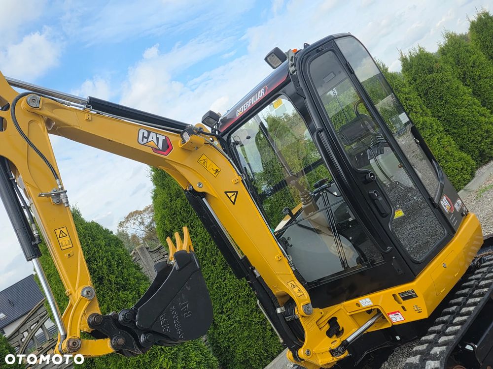Caterpillar Cena Netto 99 999zł CAT 302.7 CR mini koparka szybkozłącze 3 łyżki piękna serwisowana 1 wł JCB sprowadzona w oryginale - 9