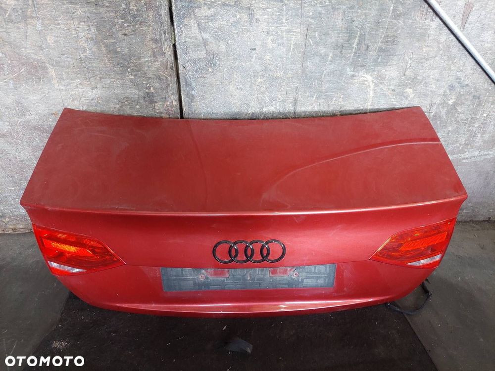 KOMPLETNY TYŁ KLAPA ZDERZAK BELKA LAMPY LAMPA AUDI A4 B8 SEDAN LZ3F - 8