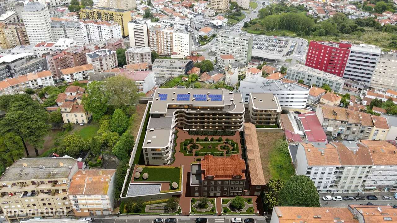 Apartamento T1 Novo c/Terraço e Lugar de Garagem em Soares dos Reis - Grande imagem: 3/12