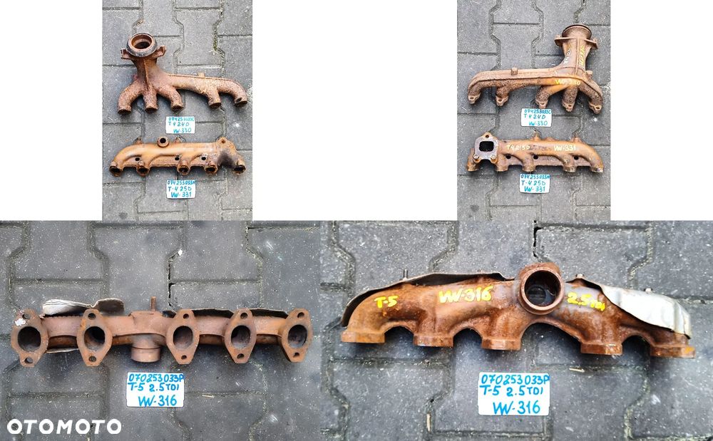 KOLEKTOR WYDECHOWY VW DIESEL 1.2 - 5.0 - 32