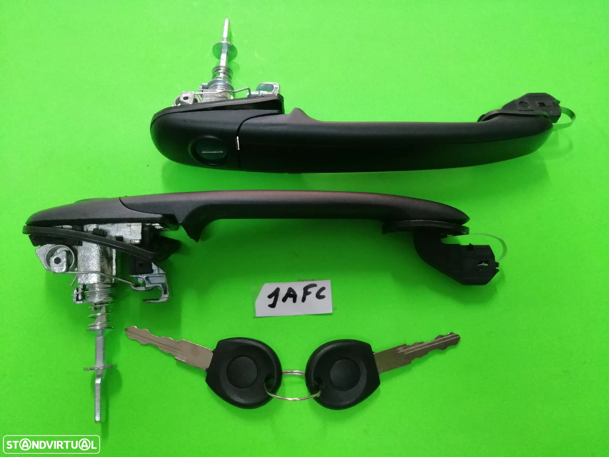 Conjunto de 2 puxadores de porta com chave Vw Polo 6N Seat Ibiza 6K - 1
