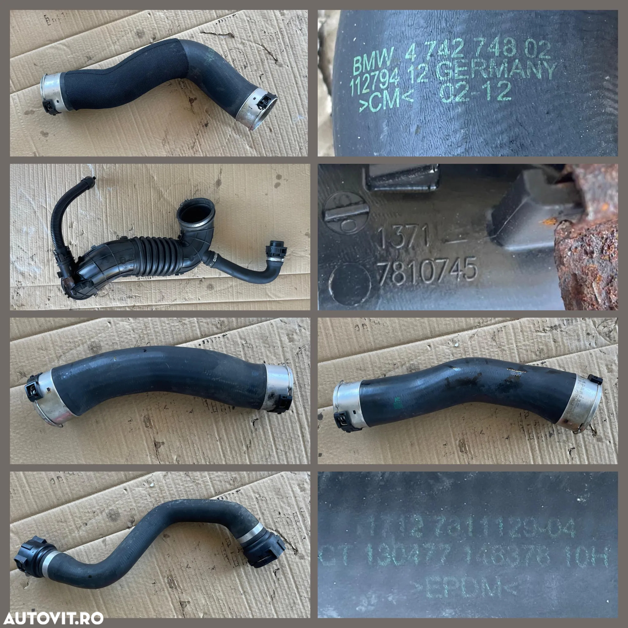 Anexe motor N47 Bmw 320d F30 injectoare rampa injectoare pompa inalta presiune alternator fulie uitate ABS racitor gaze EGR  catalizator termoflot debitmetru bmw 184cp - 8