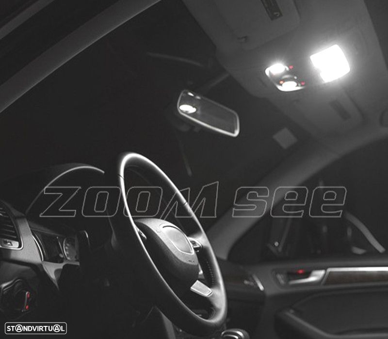 KIT COMPLETO 16 LAMPADAS LED INTERIOR PARA AUDI Q5 09-16 - 6