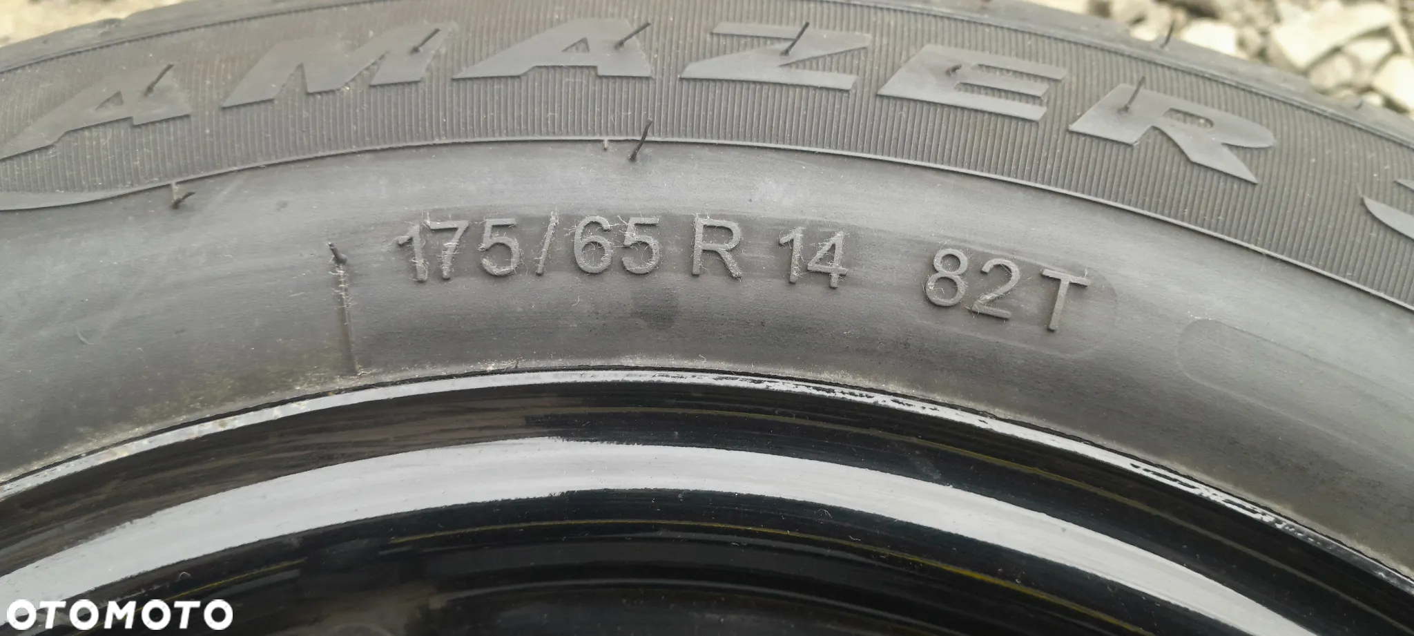 FORD KA+ PLUS FELGA STALOWA 4X108 KOŁO ZAPASOWE OPONA 175/65R14 E4B11015AC DOJAZDÓWKA - 4