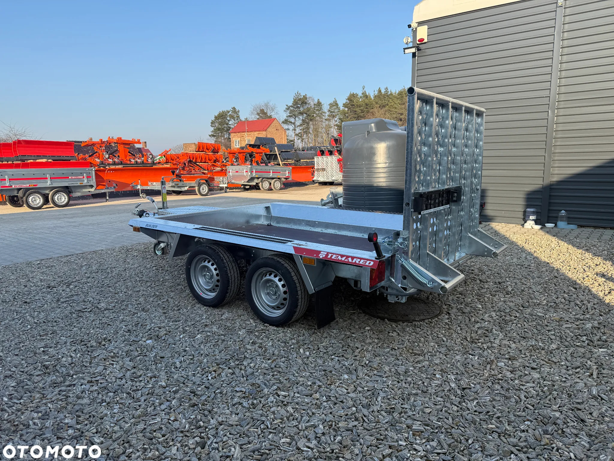 Przyczepa Laweta pod mini-koparkę Temared Builder 2615- 2,6x1,5m - 3