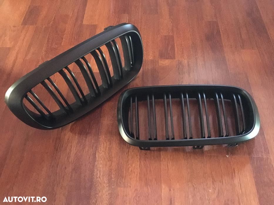 Grile BMW X5 F15 X5M X6 F16 X6M LOOK (2015-UP) negru mat