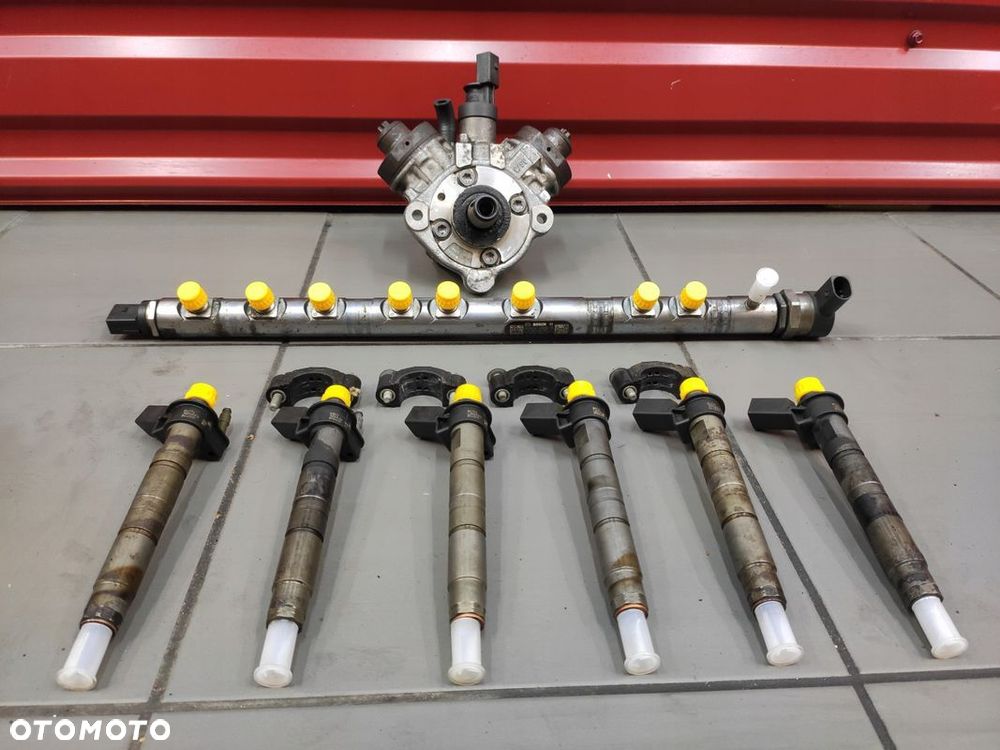 BMW 3.0D N57 F01 F10 ZESTAW WTRYSKOWY WTRYSKIWACZE LISTWA POMPA KPL OE ORYG - 1