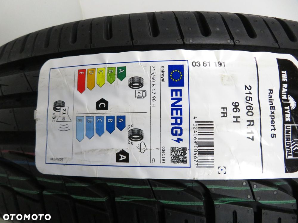 2x 215/60R17 OPONY LETNIE Uniroyal RainExpert 5 96H - 4