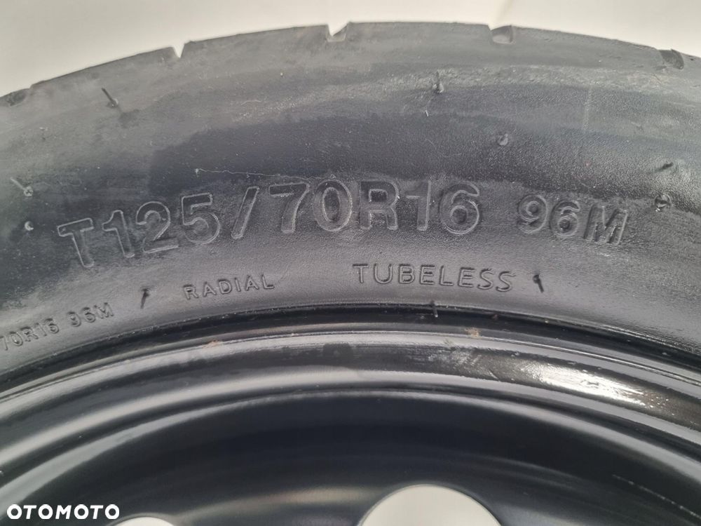 KOŁO DOJAZDOWE ZAPASOWE Audi Seat Vw Golf VI 125/70 R16 1K0601027S 5x112 - 8
