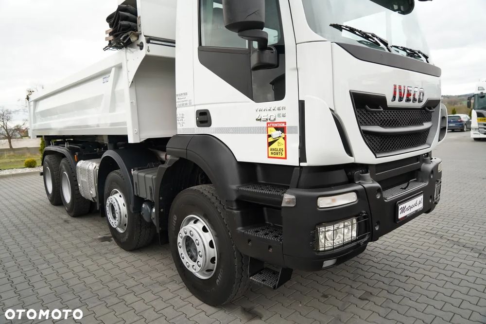 Iveco TRAKKER 450 / 8x4 / WYWROTKA / HYDROBURTA / BORDMATIC / EURO 6 / - 16