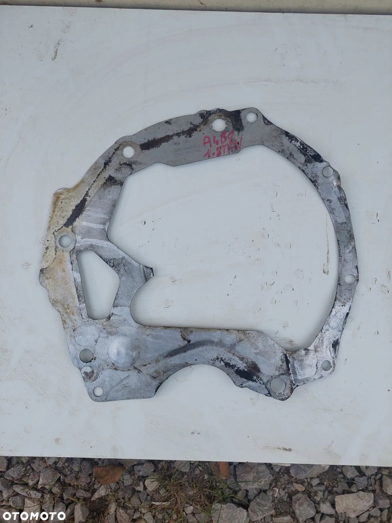 DYSTANS BLASZKA BLACHA OSŁONA SKRZYNI BIEGÓW AUDI A4 B8 038103647AB - 1
