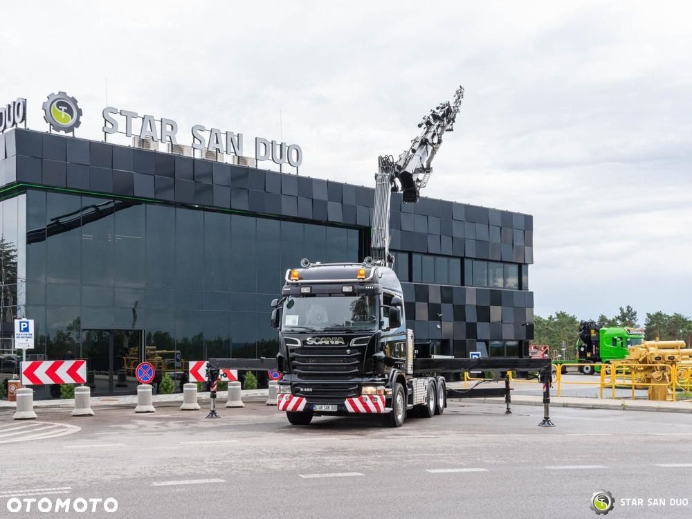 Scania R480 6x4 FASSI F660RA.2.26 HE-DYNAMIC HDS Żuraw Fly Jib Siodło - 4