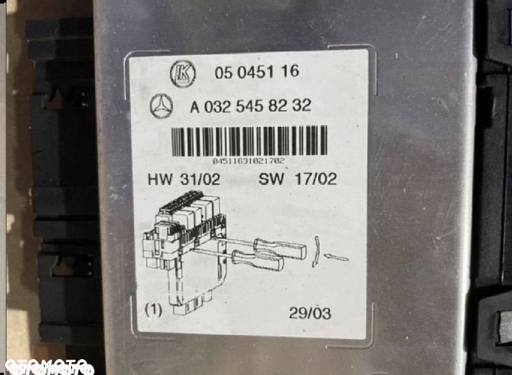 A0325458232 Moduł sterownik sam bsi mercedes s w220 - 3