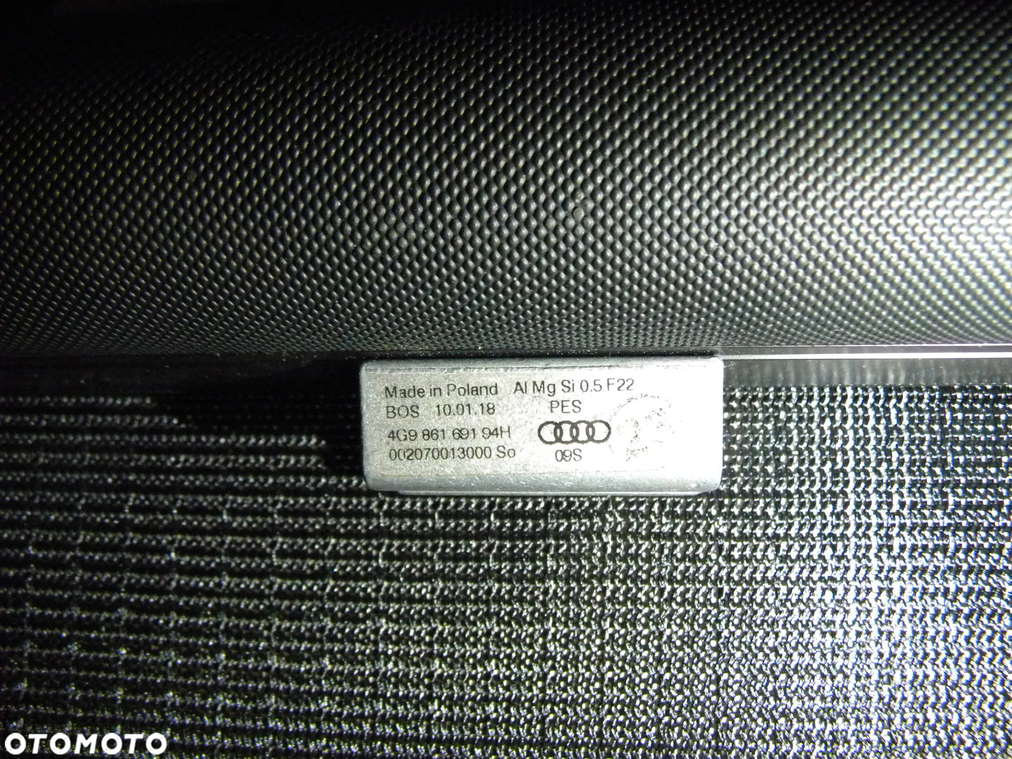 ROLETA SIATKA BAGAŻNIKA AUDI A6 C7 AVANT KOMBI 11-17 4G9  CZARNA FV 4G9861691 - 2