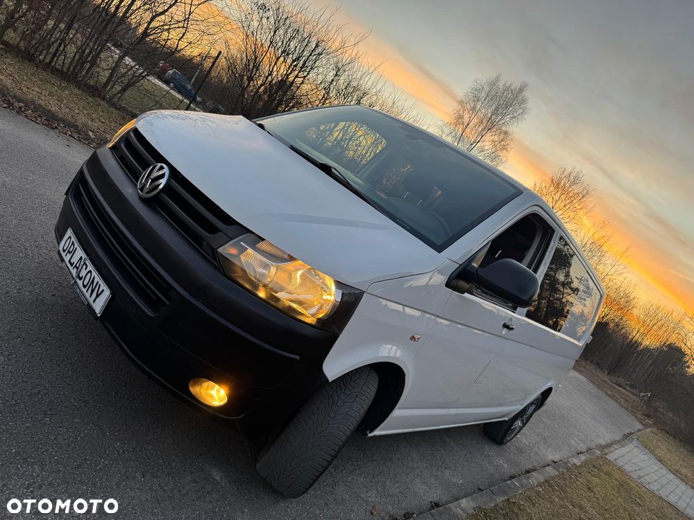 Volkswagen TRANSPORTER T5 L2H1 LIFT DŁUGI Klima Navi Dubel Kabina 6os Brygadówka Hak - 20