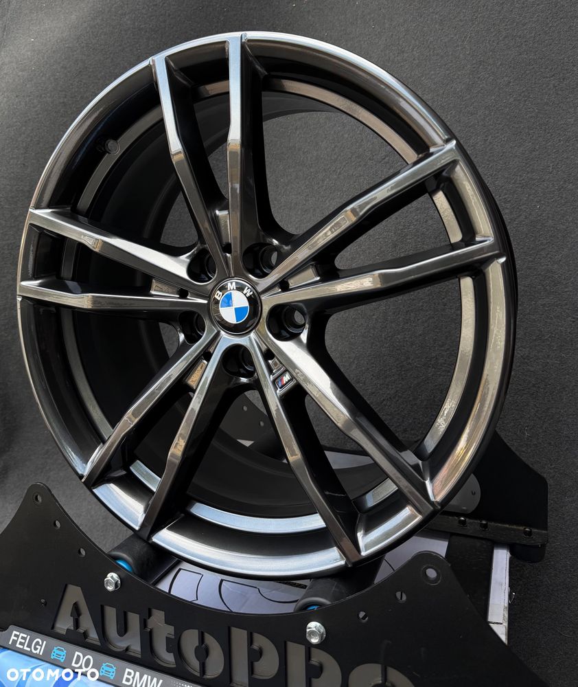 Oryginale alufelgi M pakiet 5x112 19 felgi 8j ET27 9j ET40 BMW seria 3 G20 G22 G30 G31 F44 G22 G23 G32 F39 G60 G01  G11 G12 G42 X2 U06 Z4 G29 xDrive jak Styling 791 grafitowe Japan Racing Carbonado - 4