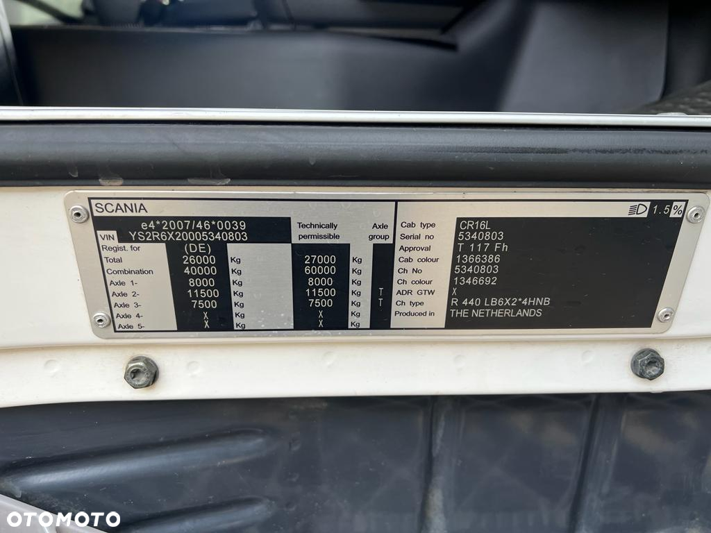 Scania R440 hakowiec, 6x2, MEILLER, pilot, 490 t.km.! - 24