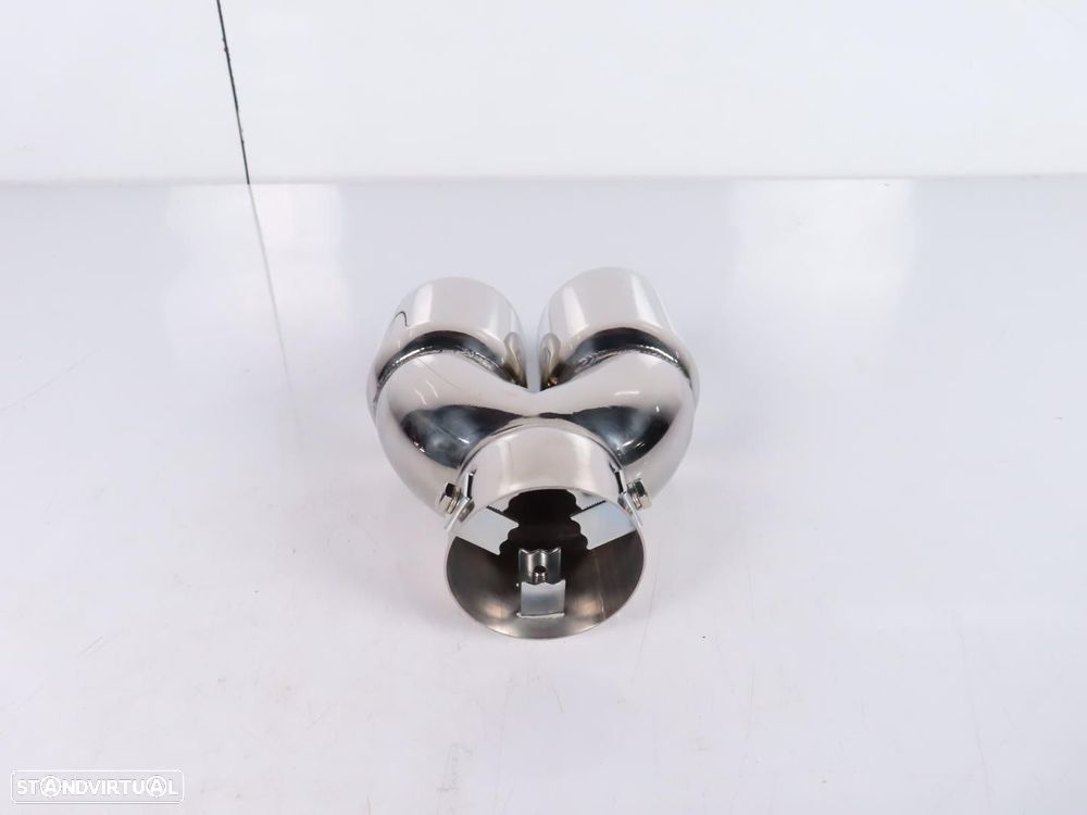 Ponteira de escape Dupla (Universal) Direito Novo BMW 7 (F01, F02, F03, F04)/BMW... - 3