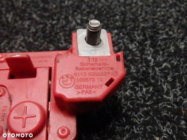 BMW E81 E87 E90 E91 KLEMA PLUSOWA PIROTECHNICZNA 6982227 RAF-AUTO CZĘŚCI BMW - 2