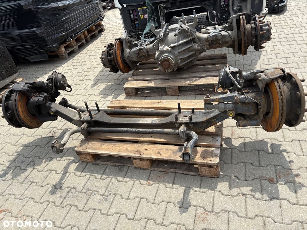 Przednia oś MAN TG3 TGX TGS nowy model piasta belka zaciski - 2