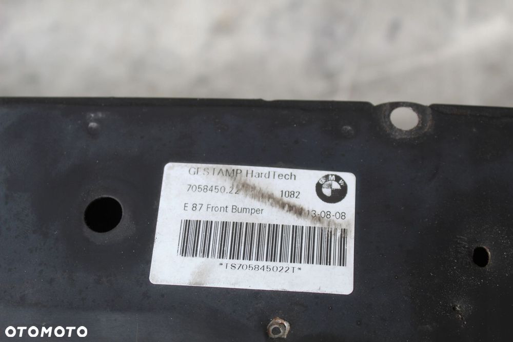BELKA ZDERZAKA PRZEDNIEGO BMW SERIA 1 E81 E82 E87 - 7