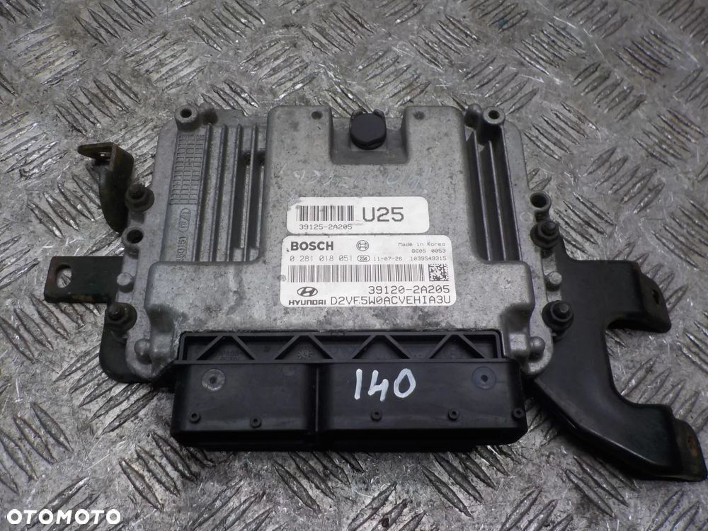 HYUNDAI I40 1.7 CRDI STEROWNIK KOMPUTER SILNIKA 0281018051 39120-2A205 - 1