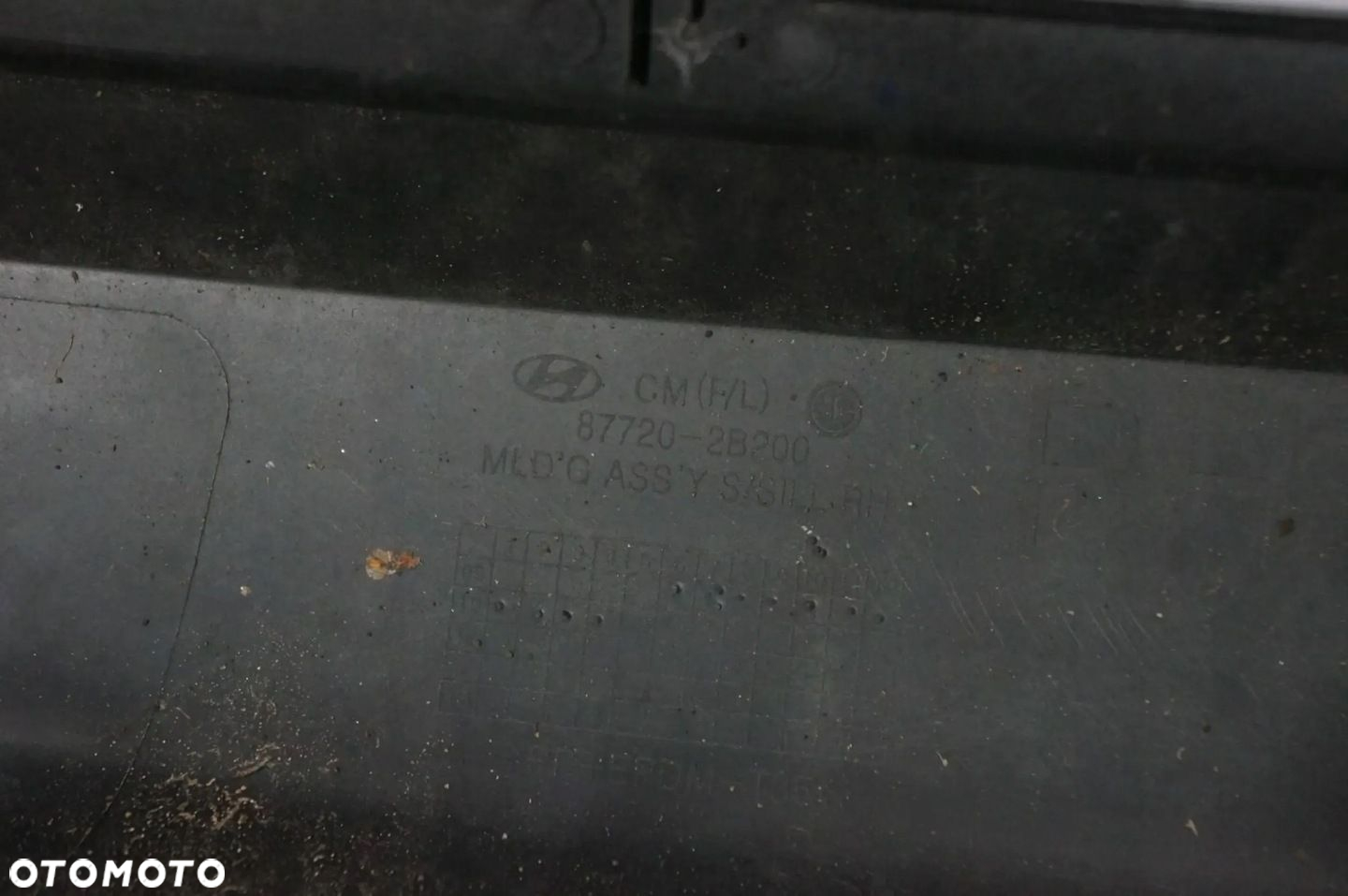 LISTWA PROGOWA PRAWA NAKŁADKA PROGU HYUNDAI SANTA FE II LIFT 87720-2B200 - 7