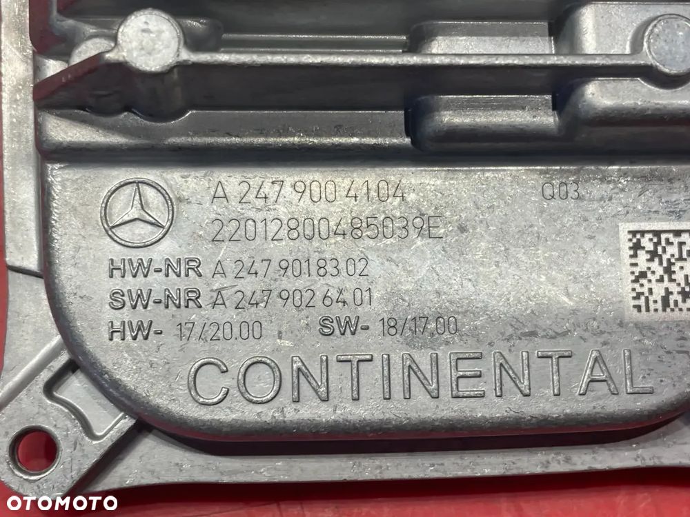 PRZETWORNICA MODUŁ LED MERCEDES W477 A2479004104 - 2