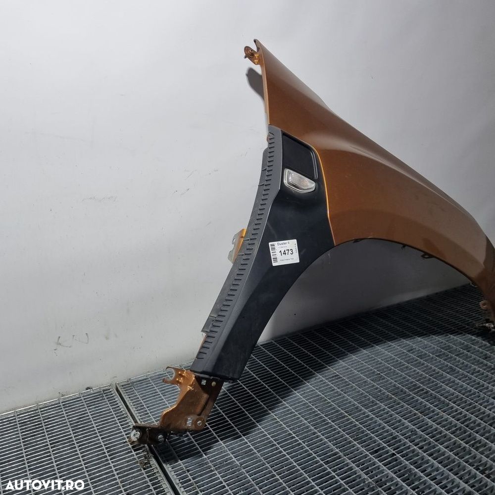 Aripa Dreapta Fata Dacia Duster II 2018 - 2021 4 Usi Orange Atacama TEEPY (1473) - 3