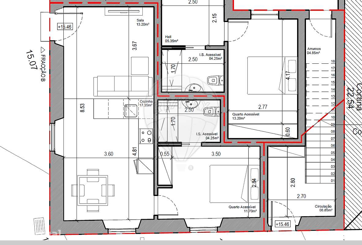 Apartamento T1 para venda - Grande imagem: 2/3