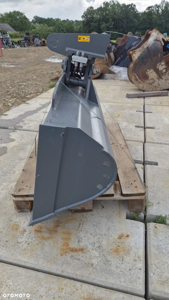 Łyżka skarpowa hydrauliczna 160cm złącze MS03 Lehnhoff skarpówka uchylna 150 180 - 4
