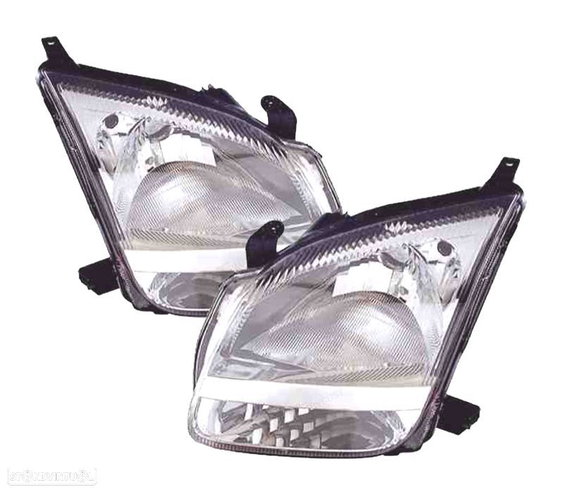 FARÓIS OPTICAS SUZUKI IGNIS 04- CROMADO - 1
