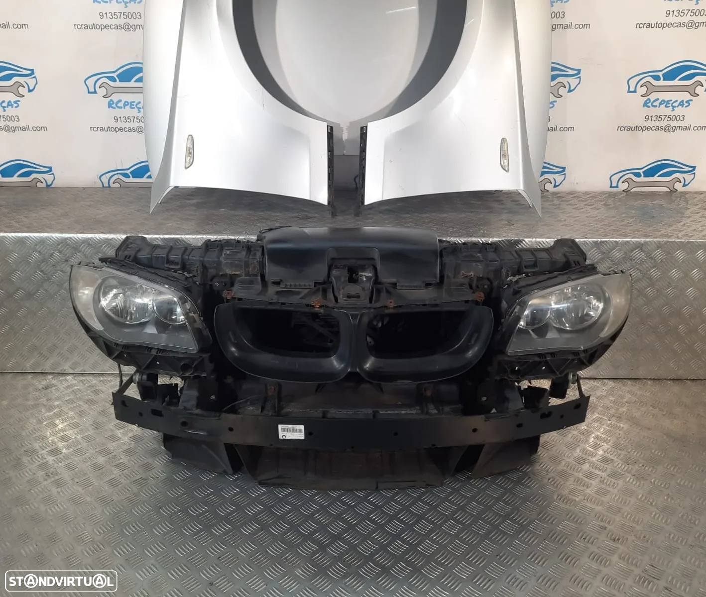 FRENTE COMPLETA BMW SERIE 1 E88 CABRIO PACK M  E81 E82 E87 PARACHOQUES GUARDA-LAMAS OTICAS RADIADOR VENTILADOR FRENTE FIBRA REFORÇO - 5