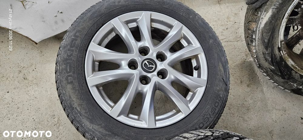 Koła alufelgi 16'' opony zimowe Mazda 3 III BM 6 GJ 2017r Nokian 205/60R16 92H 5x114,3 - 7