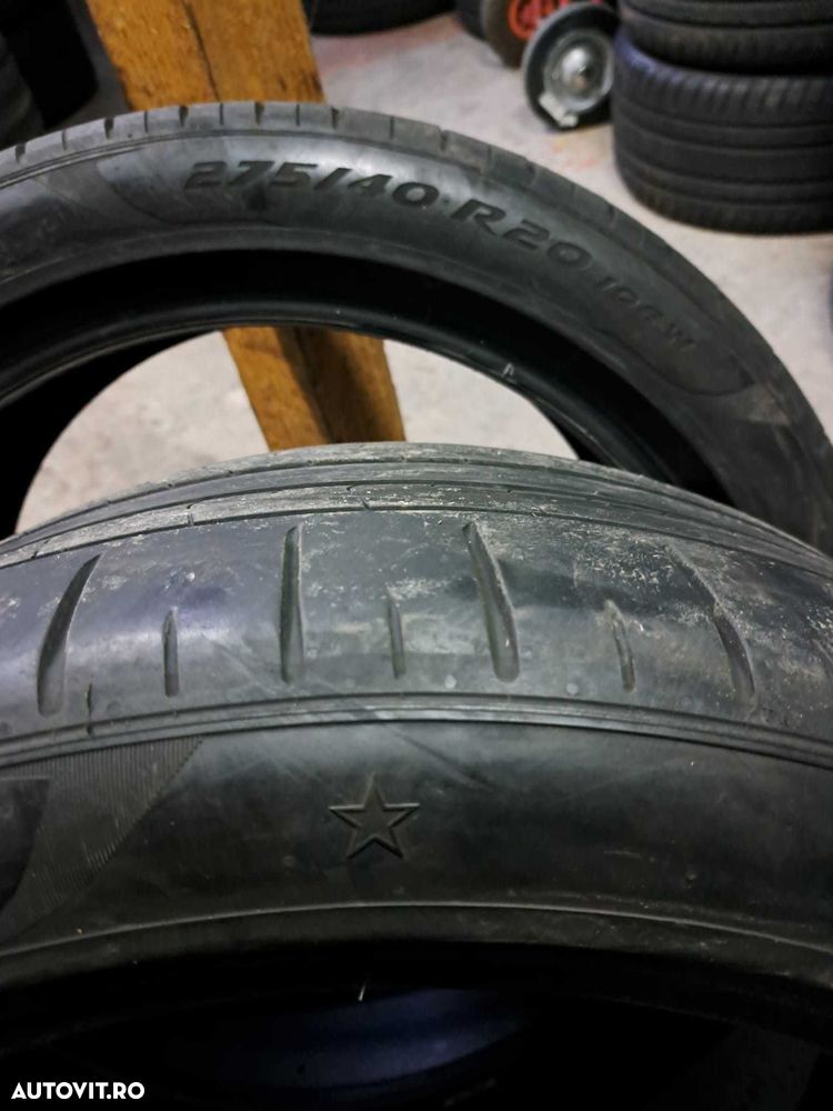 2 anvelope 275/40 R20 Pirelli cu steluta BMW - 5