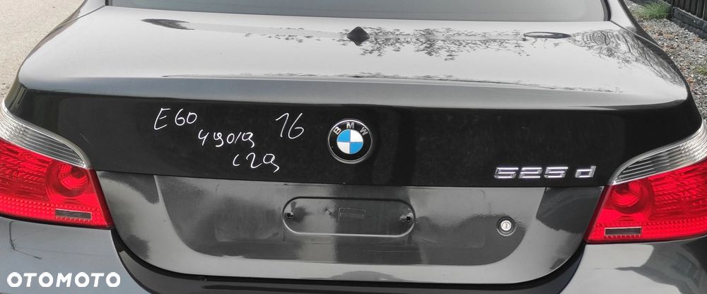 KLAPA BAGAŻNIKA BMW E60 490 DIOPSIDSCHWARZ METALIC - 1