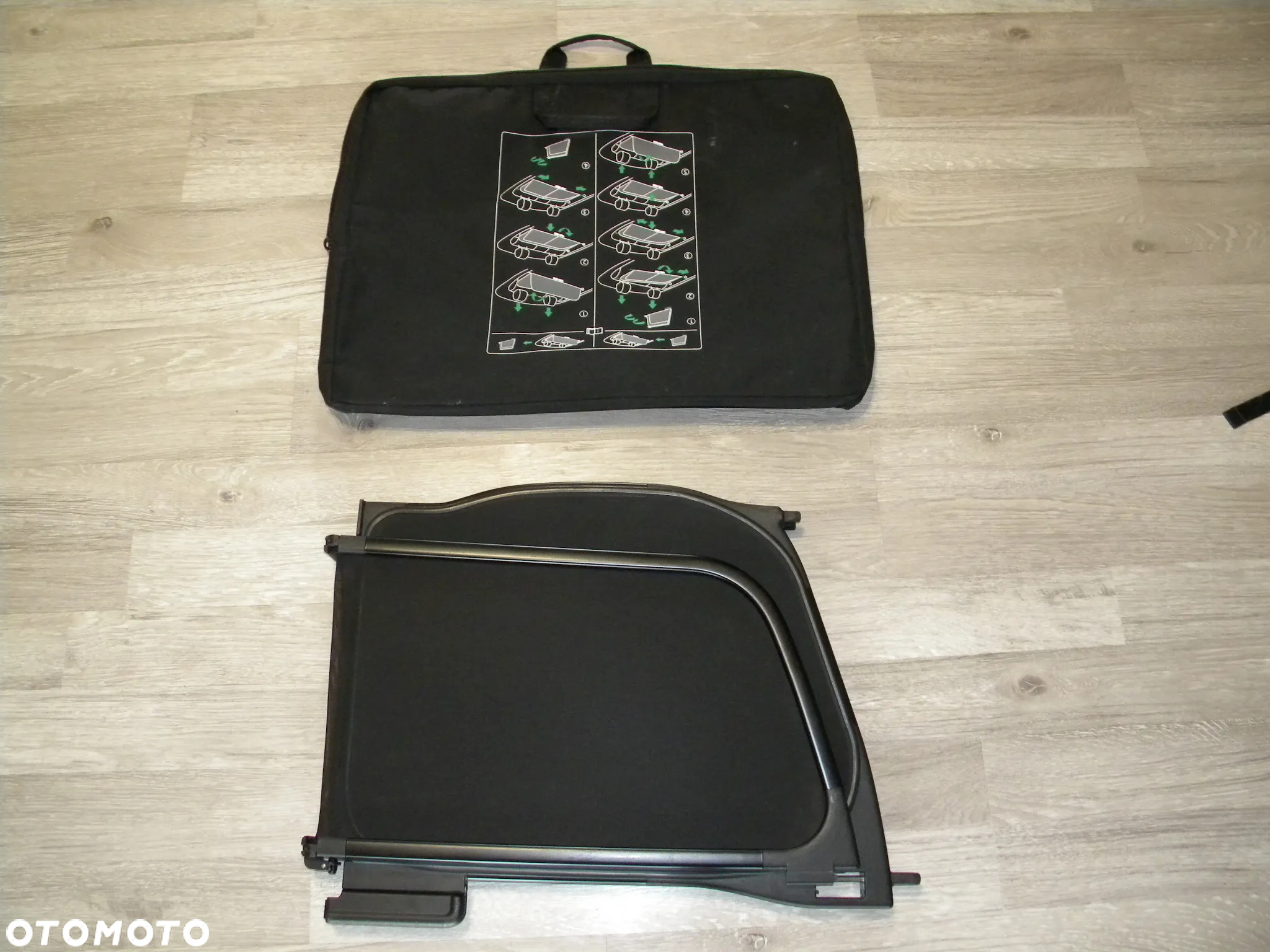 WINDSTOP WINDSCHOTT WIATROŁAP VW GOLF VI 6 CABRIO + POKROWIEC ORYGINAL 5k7862951 - 5