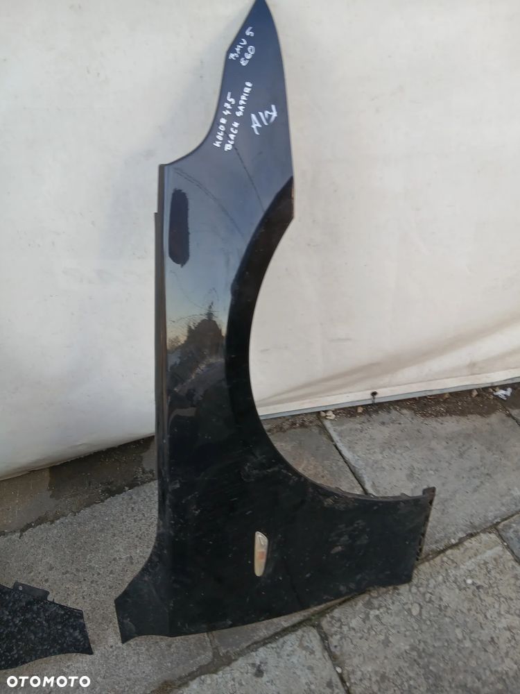 BMW 5 E60 Błotnik  Prawe przód BLACK Saphire 475 - 2