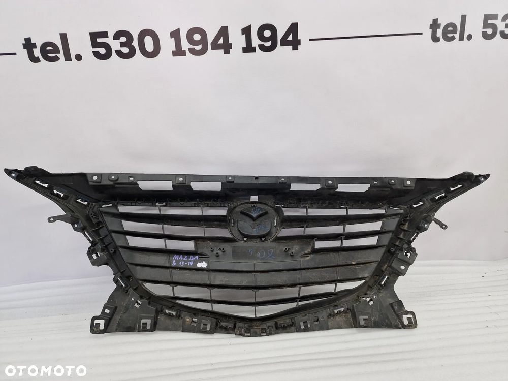 MAZDA 3 BM 13- ATRAPA / GRILL PRZEDNI PRZÓD , NR BJS7-50712 , NR AUKCJI GR32 - 11