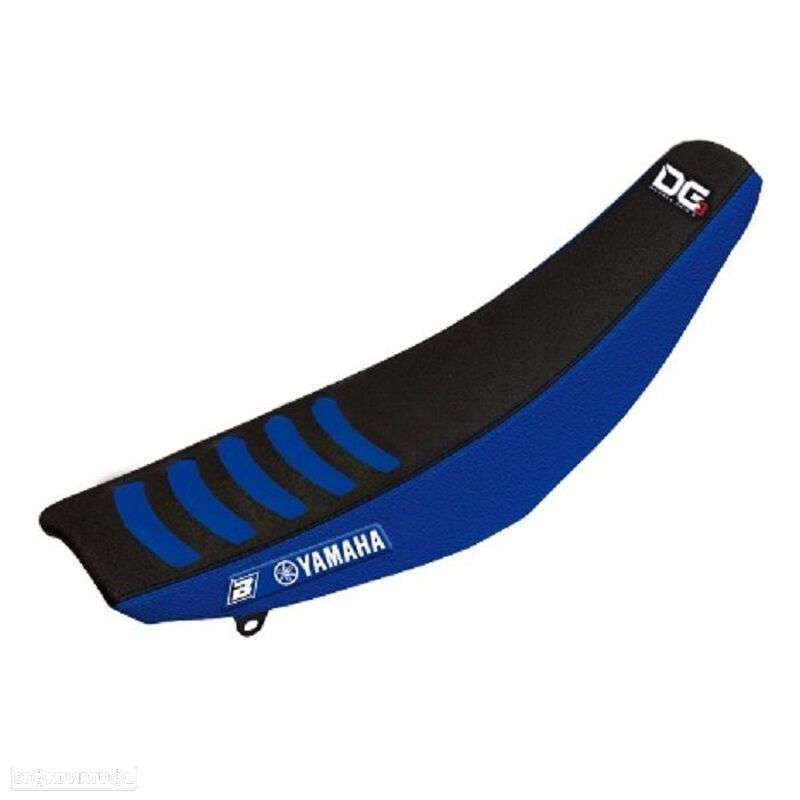 capa de assento blackbird dupla aderencia preta/azul yamaha yz 450f 10 - 1