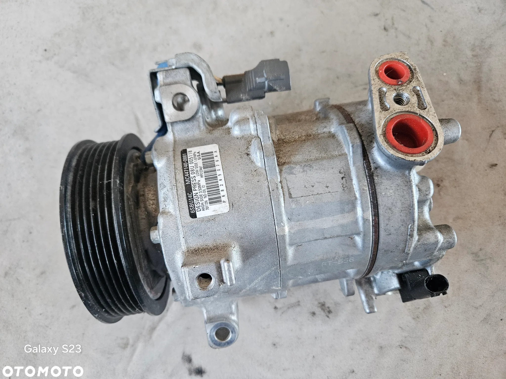 Sprężarka pompa kompresor klimatyzacji JEEP COMPASS 1,6 M-JET MC447140-0881 - 2