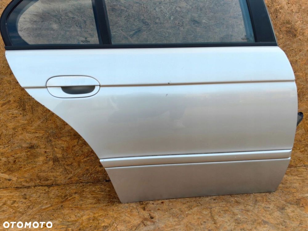 Drzwi BMW E39 PRAWY TYŁ prawe tylne SEDAN kompletne titansilber - 2