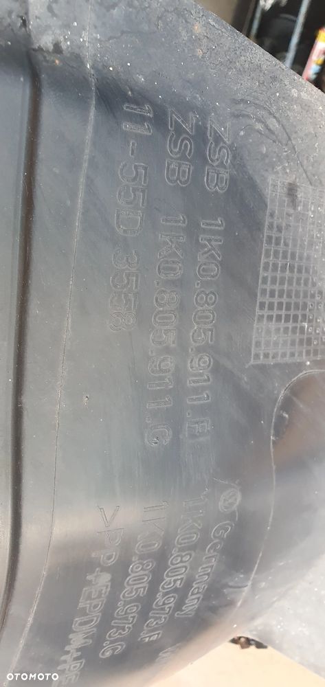 Nadkole lewy przód przednie lewe VW Golf V 1K0805973F - 8