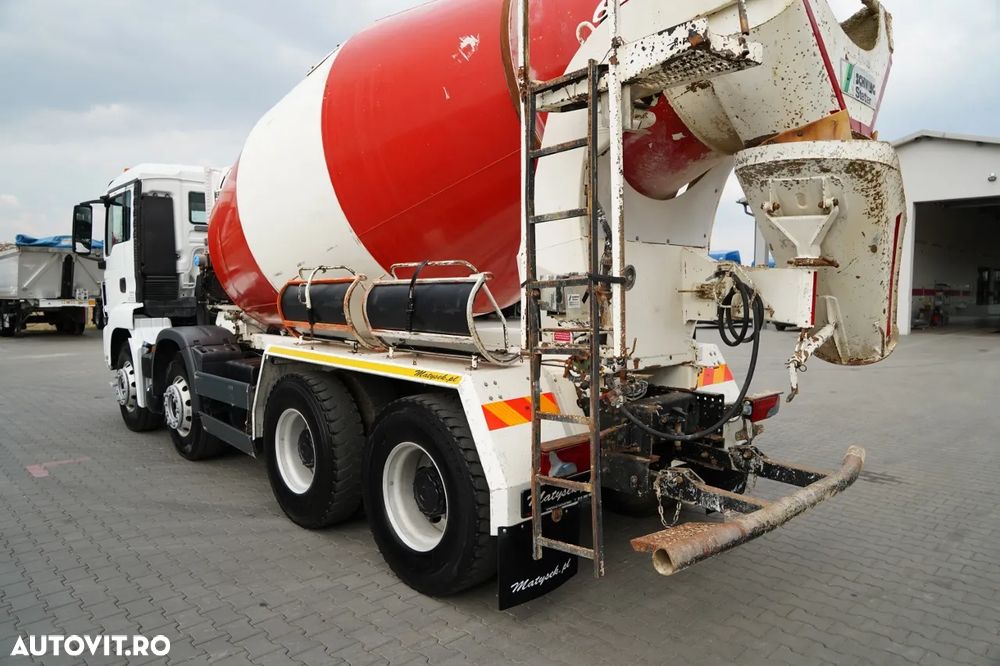 MAN TGS 32.400 / 8x4 / BETONIERĂ LIEBHERR / BETONIERĂ 9 M3 / JANTE DIN ALIAJ / EURO 5 - 12
