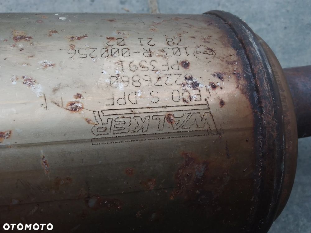 EVO S DPF FAP WALKER wydech 82276860 - 3