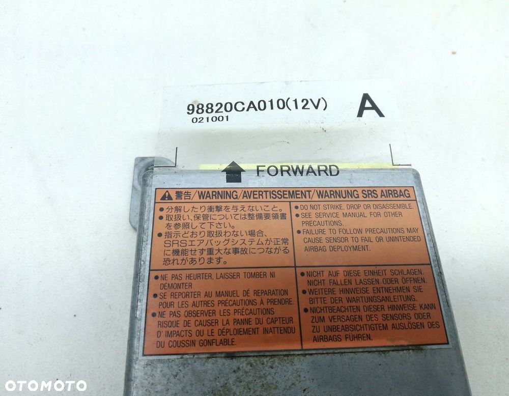 MODUŁ AIRBAG NISSAN MURANO Z50 3.5 98820CA010 - 3