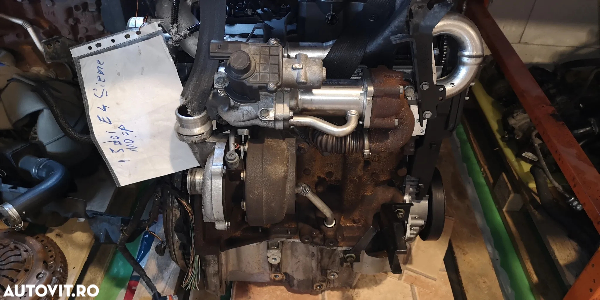Motor 1.5 dci euro 5 Siemens 110cp injectoare pompa inalte turbina senzor alternator electromotor - 19