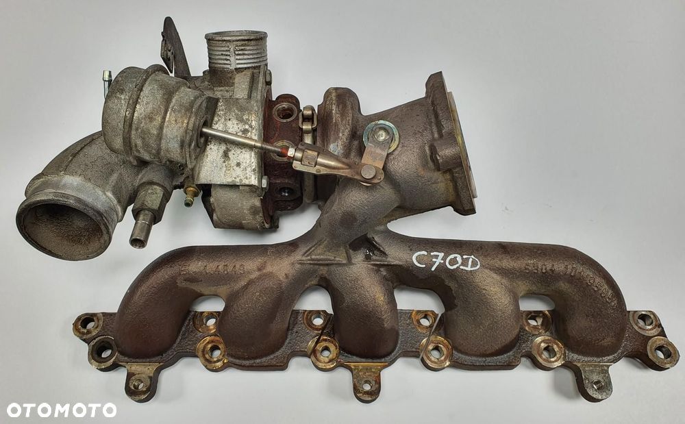 TURBOSPRĘŻARKA TURBINA KOLEKTOR VOLVO C70 II 2.5 T 30757112 - 1